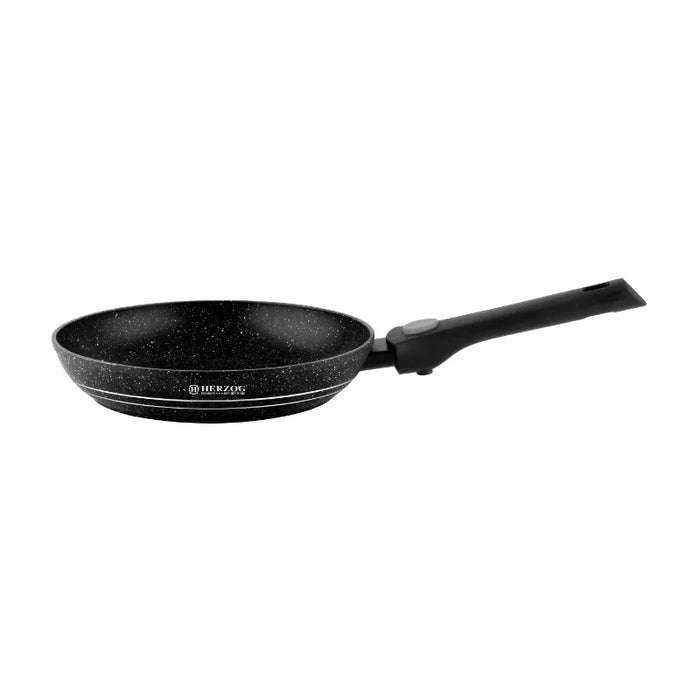 Herzog HR-3620: 20 cm große marmorbeschichtete Bratpfanne mit abnehmbarem Griff