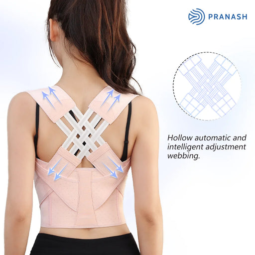 Corrector de postura de la columna vertebral totalmente ajustable