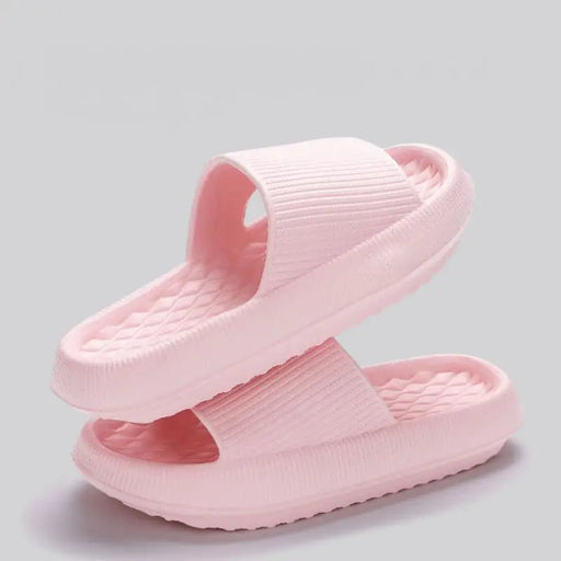 Chanclas Veraniegas Utune de Suela Gruesa y Cómoda de EVA BronShoes color rosa