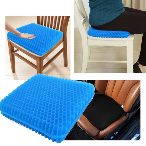 Cojín de asiento de gel Azul: el alivio del dolor y la comodidad que necesita | BronRelax© - Bronmart