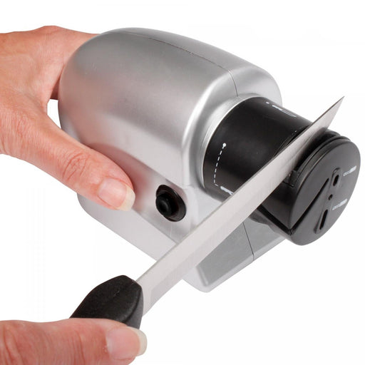 Afilador eléctrico, sacapuntas eléctrico de cuchillos y tijeras  2 en 1 | BronKitchen©