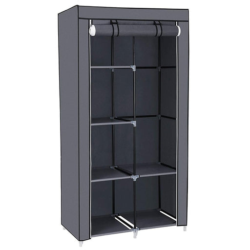 Armario de tela para ropa, organizador ropero plegable - Pequeño Gris | BronHome©
