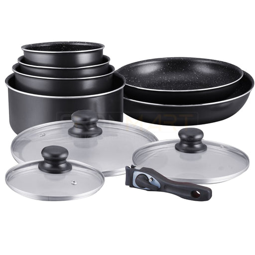 Batería, De Revestimiento De Mármol Con Asas Desmontables,BronKitchen©,HG-5000-10-pcs-Batterie-de-cuisine-avec-revetem-13,bronmart,ES
