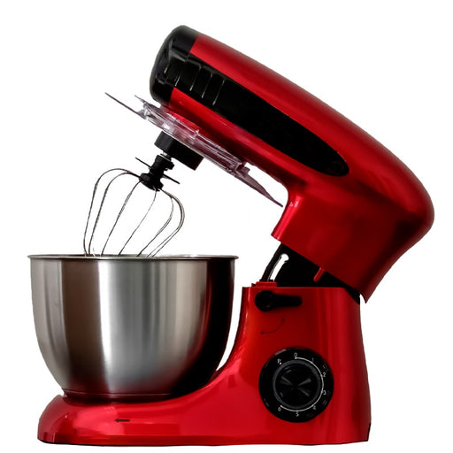 Productos Batidora amasadora de pie con cabezal inclinable multifunción 4 en 1 Rojo | BronKitchen©