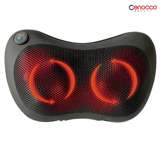 Cenocco Almohada de Masaje Multifuncional Negro - Bronmart