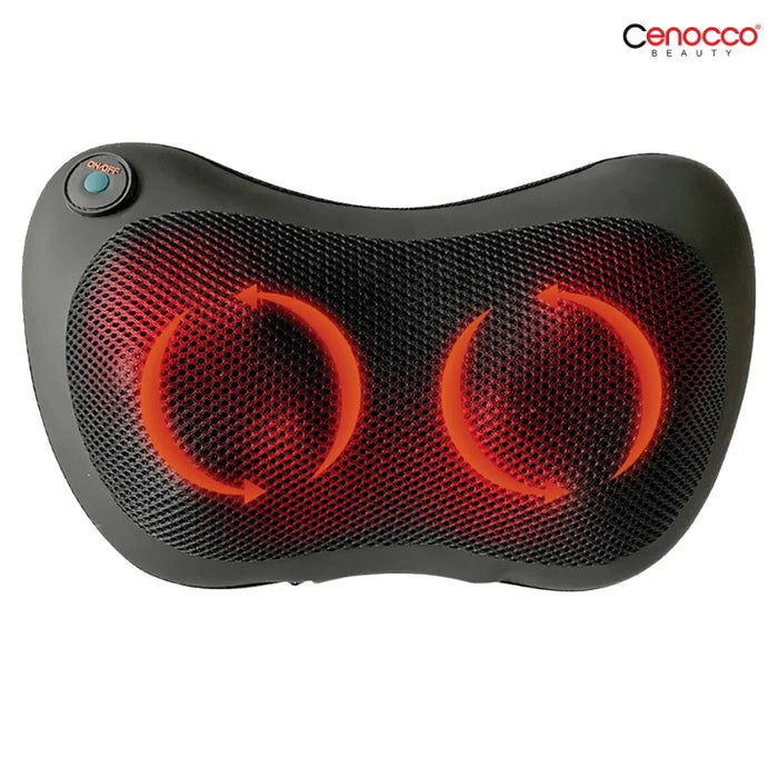 Cenocco Almohada de Masaje Multifuncional Negro - Bronmart