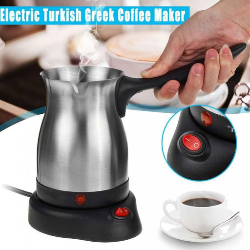 Cafetera turca express de acero inoxidable de 600 ml | BronKitchen©