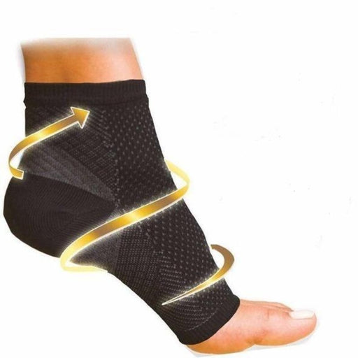 Calcetines de compresión transpirables con puntera abierta para hombre, medias elásticas para reducir la fatiga, calcetín de refuerzo para exteriores, 1 par