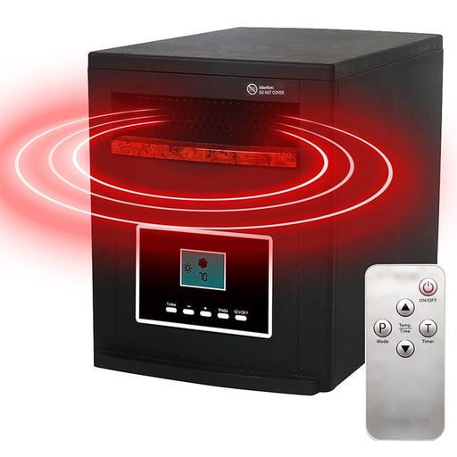 Calefactor, estufa bajo consumo de infrarrojos de cuarzo de 1500 W de gabinete | BronHome©