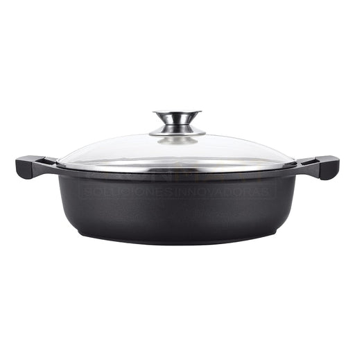 Cazuela de fundición a presión con asas de silicona | BronKitchen©,cazuelitas hierro fundido, cacerola hierro fundido 24cm,cacerola hierro fundido 28cm,cacerola hierro fundido 32cm, olla de hierro fundido para lena, cazuela hierro fundido barata, asador hierro fundido lidl, thomas cacerola hierro fundido, cazuela de hierro de ikea, perol de hierro fundido,bronmart.com,ES