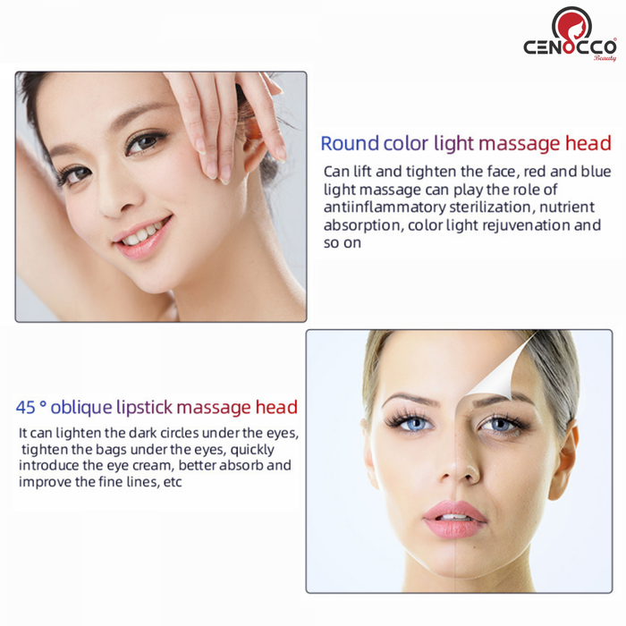 Gesichtsmikrovibrationsmassage mit LED | Bronbeauty ©