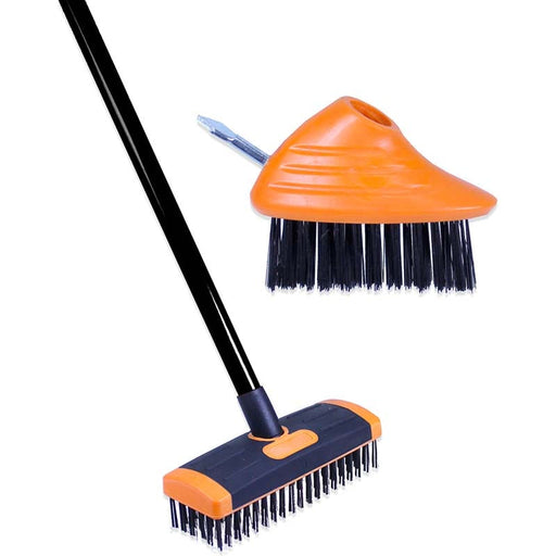Cepillo de cerdas duras de limpieza para terrazas y juntas 3 en 1 | BronClean©