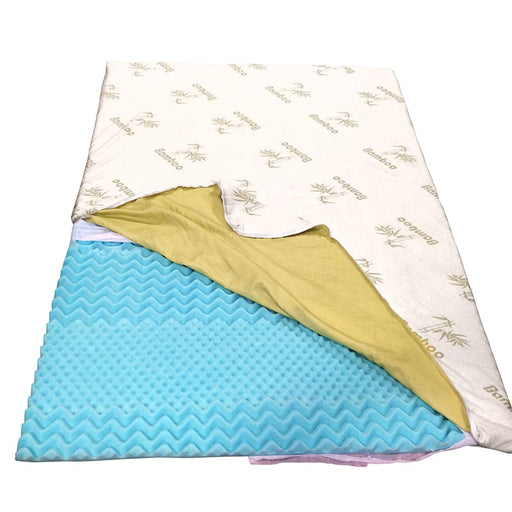 Cubrecolchón,Topper,viscoelástico,ergonómico,bambú,90x190,BronHome©,topper,colchones,descanso,camas,cama,cama nido,camas 2 plazas,cabeceros de cama,literas,cama montessori,