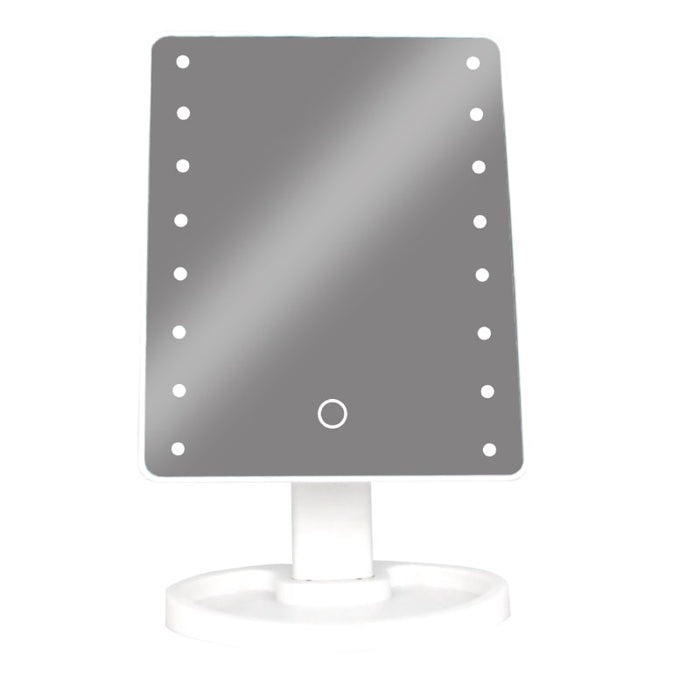 Espejo de cara completa con luces LED táctil inteligente | BronBeauty©,tocador maquillaje con luz , tocador con espejo y luces , espejo tocador con luz , espejo maquillaje , espejo de aumento , espejo con luz maquillaje