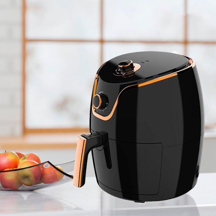 Freidora de aire sin aceite, AirFryer extra grande 7L de 1700 W con perilla mecánica | BronKitchen©,freidora de aire,freidora,electrodomésticos,comida sana,comida saludable