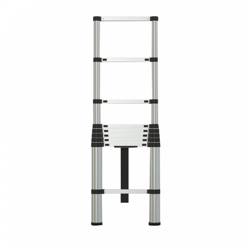 Escalera telescópica retráctil de aluminio - 2.6M Robusta y Versátil, Cumple Norma EN131 | BronTools©