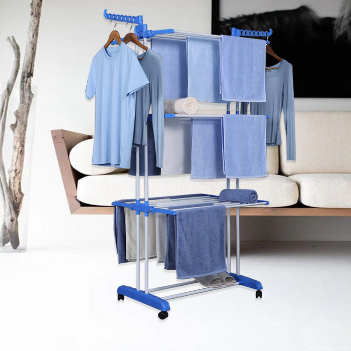 Tendedero de Ropa Plegable Vertical, Tendedero Tipo Torre Móvil - Azul, tendederos de ropa exteriores , tendederos amazon , Tendedero-Extensible-y-Ajustable-para-Ropas-con-Ruedas ,Tendedero-de-Ropa-Plegable-Vertical-BronHome© , Tendedero-de-Ropa-Plegable-Vertical ,Tendedero-de-Ropa-Plegable-de-Pie-que-Ahorra-Espacio , tendedero vileda mixer 4 , tendedero vileda infinity , tendedero vileda , tendedero vertical , tendedero ropa , tendedero retractil , tendedero portatil ,