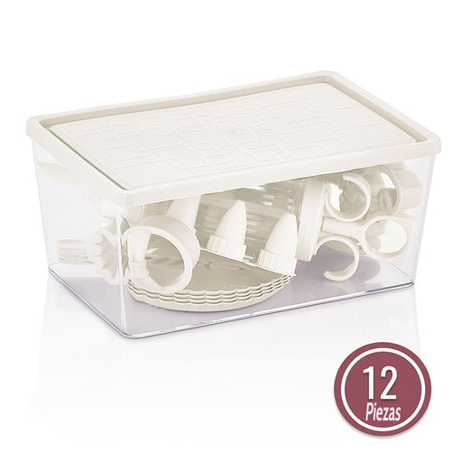 Pistola repostería con accesorios completos y una caja de almacenamiento | BronKitchen©