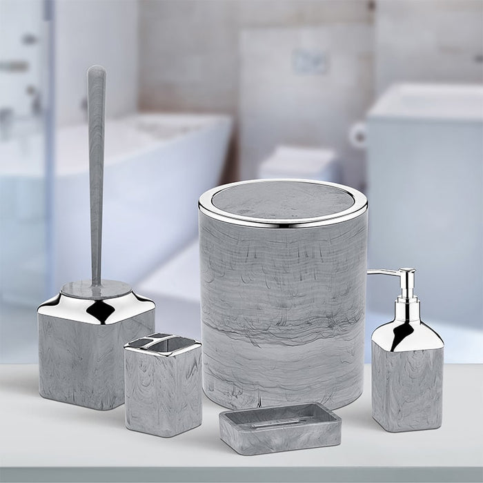 Juego-de-baño-de-5-piezas-Acento-Mármol-de-piedra-BronHome©,Juego-de-6-accesorios para-el-cuarto-de-baño, dispensador-de-jabón,escobilla-para-el-inodoro, accesorios-de-baño,accesorios-de-baños-modernos,juego-de-accesorios-de-baño,accesorios-de-baño-y-bañarse,accesorios-de-baño-negro,accesorios-de-baño-para-niños,accesorios-de-baño-dorados,accesorios-de-baños-de-set-completo,accesorios-de-baño-blanco,bronmart,es,nl,be,it,de,