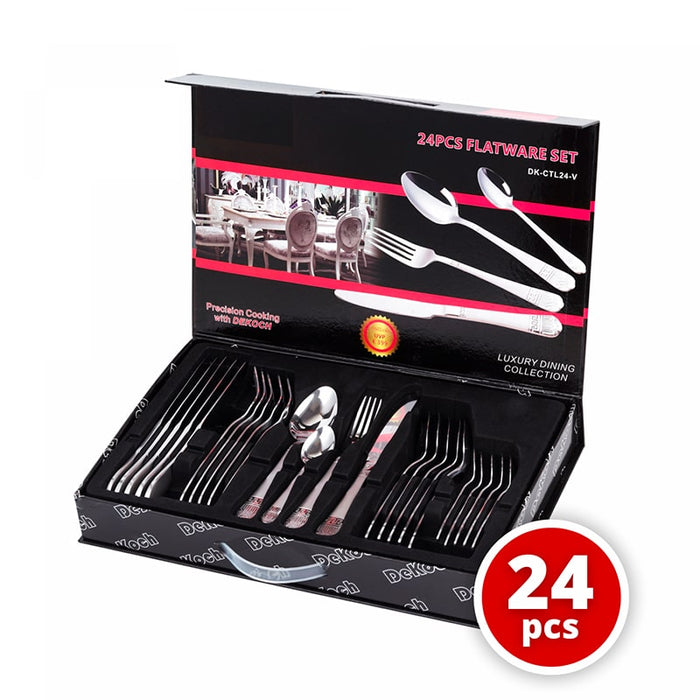 24 -Stück Besteckset mit Box - Vintage | Bronkitchen ©