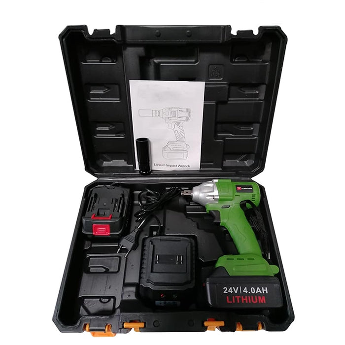 Llave de impacto inalámbrica, motor sin escobillas 24V 4.0Ah,que es una llave de impacto inalambrica, para que sirve una llave de impacto inalámbrica,bronmart españa,fr,be,nl,de,co.uk,llave de impacto a batería potente,llave impacto,llave de impacto a batería,llave de impacto parkside,llave de impacto manual,