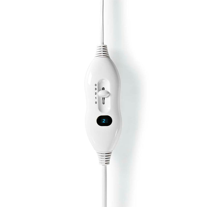 Manta eléctrica, manta térmica eléctrica de 150x80cm - Blanco | BronNedis©,mantas eléctricas, almohadilla electrica, manta electrica bronmart, manta eléctrica calidad, manta termica electrica,