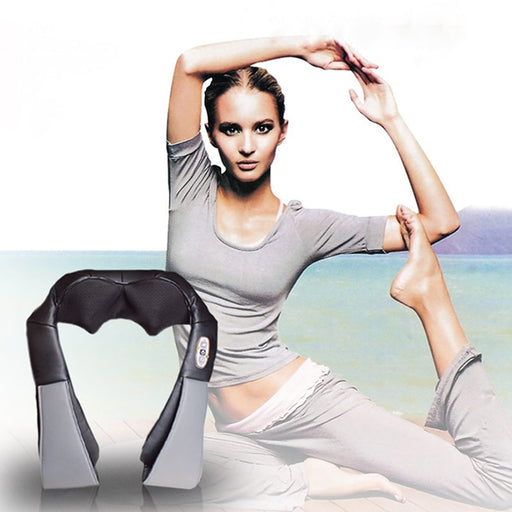 Masajeador-de-Cuello-Hombros-y-Espalda-BronHealth© ,Masajeador-de-Cuello-y-Hombros-Básico-Shiatsu,Masajeador-Cervical-con-3D -Rotación-y-Función-de-Calor-para-Relajación-de-Fatiga-en-Casa, Oficina-o-Coche-2-Años-Garantía,bronmart,es,fr,it,nl,be,de,pt,co.uk,Masajeador para hombros, espalda, cuello Shiatsu, con función de calor, masajeador cervical, cojín de masaje eléctrico, 16 cabezales de masaje, regalo para mujeres, hombres, oficina,coche y hogar