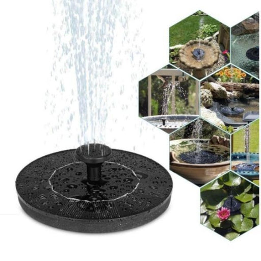 Mini fuente de agua solar, estanque de piscina, fuente de cascada, decoración de jardín, baño de pájaros al aire libre, fuente de energía solar, agua flotante