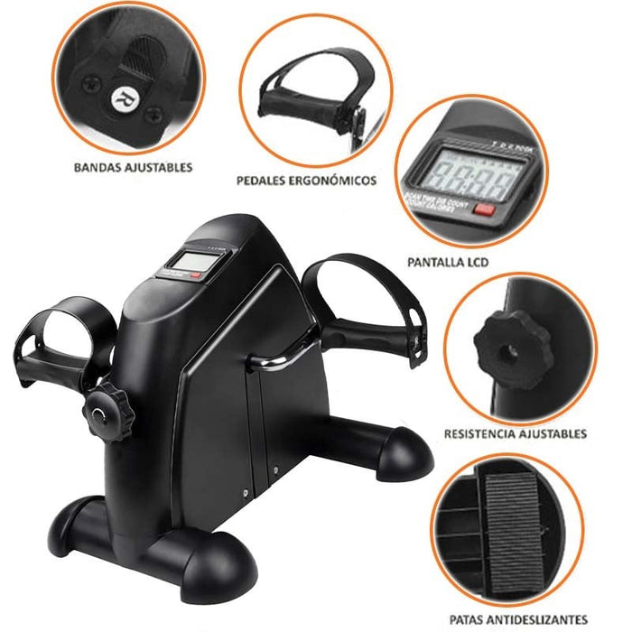Pedaleador de piernas y brazos Original y ejercitador físico | BronFit© , Pedalier Ejercitador Digital Brazos y Piernas , Pedalier ejercitador de piernas y brazos , pedalier de piernas y brazos , mini bicicleta para brazos y piernas bronmart , Entrenador de piernas y brazos,bronmart