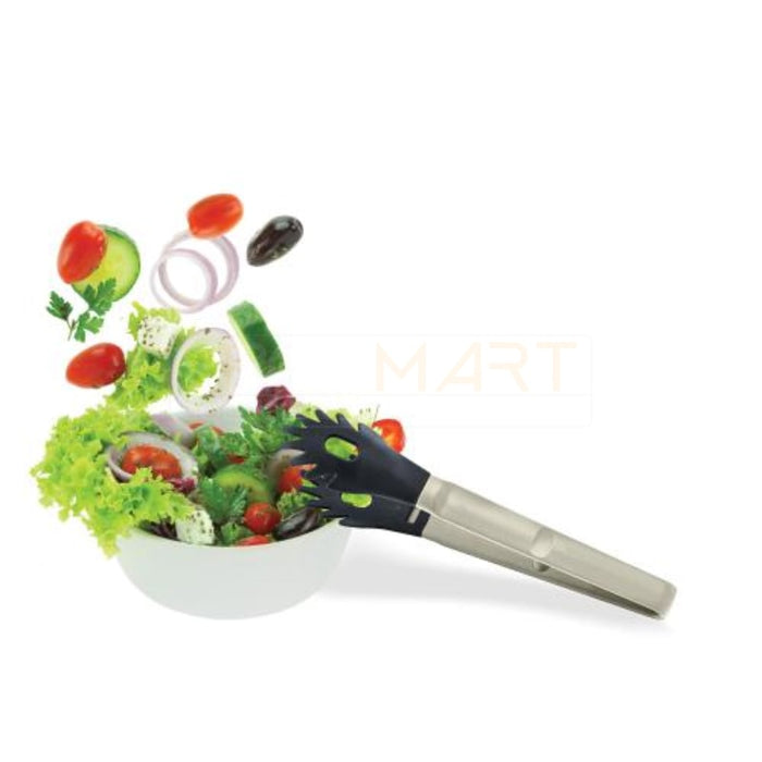 Pinzas de cocina de bronmart,extra anchas, cocina, barbacoa. Cabeza de espátula de nailon fácil de girar para cacerola, barbacoa, carne, ensalada, parrilla. Acero inoxidable con agarre de silicona. Pinzas antiadherentes, aptas para lavavajillas