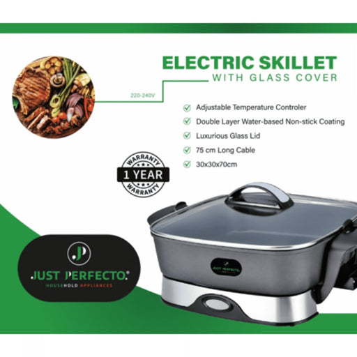 Sartén Eléctrica Gris 1650W XXL - 5.5L | BronKitchen©
