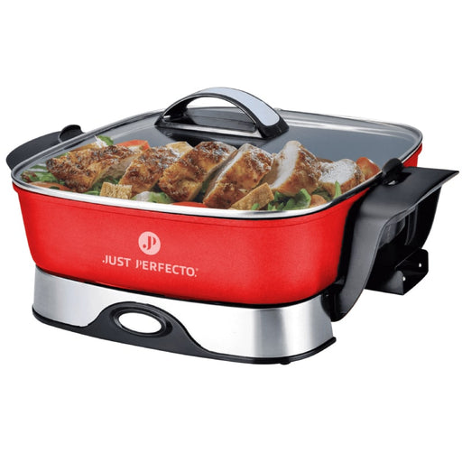 Sartén Eléctrica Roja 1650W XXL - 5.5L | BronKitchen©