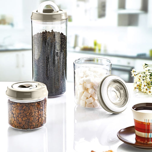 Set-de-3-botes-de-almacenamiento-al-vacío-BronKitchen©,los-alimentos-almacenados,Evita-el-crecimiento-de-microorganismos-dañinos,Conserva-el-sabor-de-los-alimentos,Juego-de-3 botes-de-vacío- Lacor,bronmart,españa,italia,francia,belgica,holanda,alemania,uk