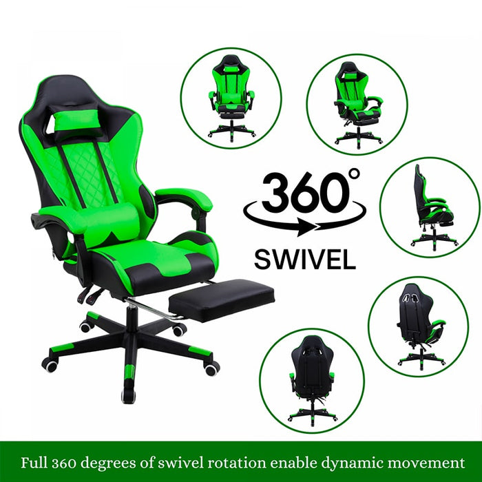 Silla ergonómica para gaming, u oficina, roja | BronGamer©