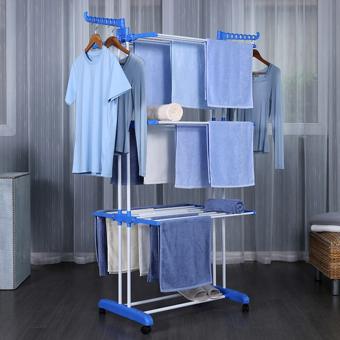 Tendedero de Ropa Plegable Vertical, Tendedero Tipo Torre Móvil - Azul, tendederos de ropa exteriores , tendederos amazon , Tendedero-Extensible-y-Ajustable-para-Ropas-con-Ruedas ,Tendedero-de-Ropa-Plegable-Vertical-BronHome© , Tendedero-de-Ropa-Plegable-Vertical ,Tendedero-de-Ropa-Plegable-de-Pie-que-Ahorra-Espacio , tendedero vileda mixer 4 , tendedero vileda infinity , tendedero vileda , tendedero vertical , tendedero ropa , tendedero retractil , tendedero portatil ,