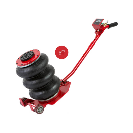 Gato neumático de 5T, 12 Bar del Color rojo neumático para coche | BronTools©