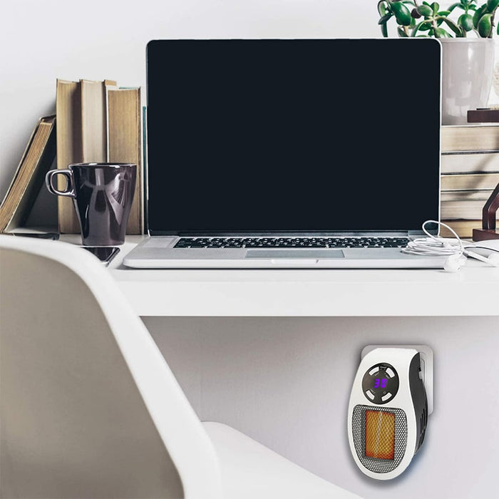 Calefactor portatil de enchufe, Pequeño, ligero y fácil de usar | BronHome©