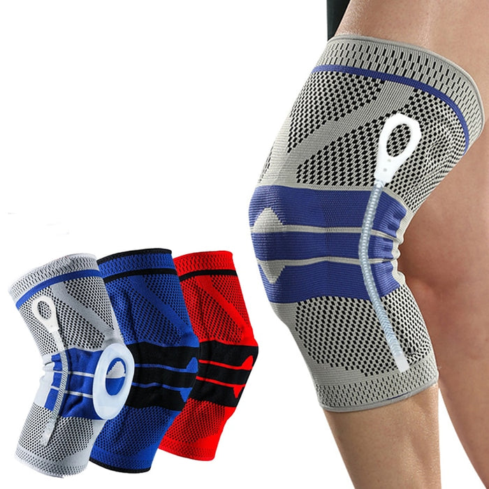 Rodilleras de silicona de 1 pieza, rodilleras con correa para artritis, rodilleras para apoyo de articulaciones, protección de compresión de menisco, deporte
