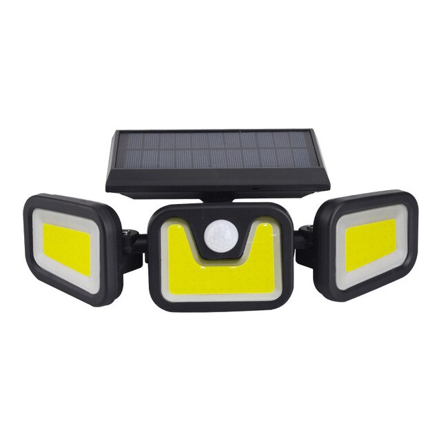 Lámpara de pared solar LED de panel dividido con Sensor de movimiento | BronSolar©