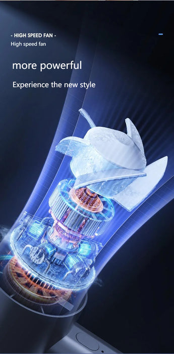 Tragbarer Handventilator mit Halbleiterkühlung | 100 Geschwindigkeiten LED-Anzeige USB