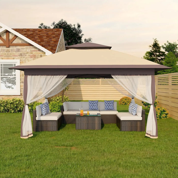 Tragbares Zelt 3x3M Wasserdicht mit Moskitonetz UV50+