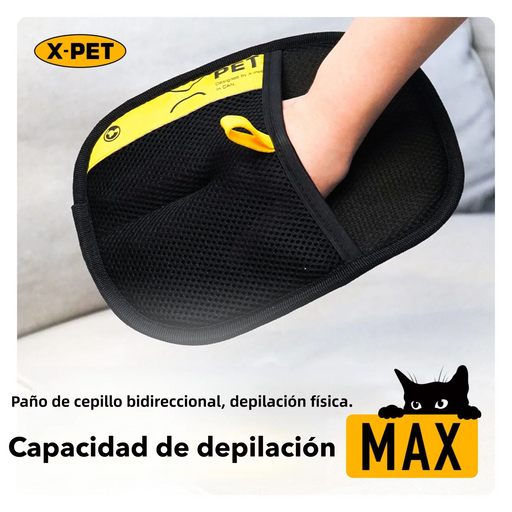 Pack de 2 guantes quitapelos electrostáticos reutilizables para pelo de mascotas
