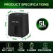 Freidora de aire Comfy Nest 5 L 1400W - con ventana