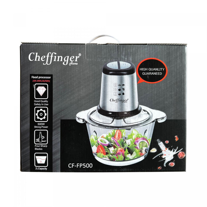 Cheffinger CF -FP500: 2L - 500W Küchenmaschine