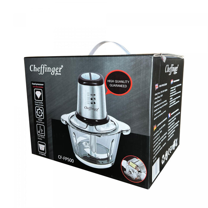 Cheffinger CF -FP500: 2L - 500W Küchenmaschine